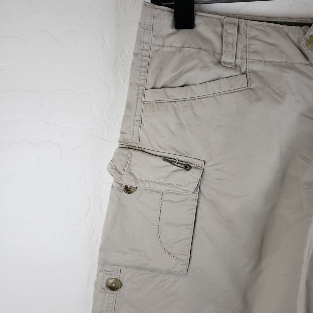 Columbia Sportwear Co Shorts Women's 4‎ Beige Cargo Roll-Up Hiking Shorts AL4360 - Picture 4 of 11